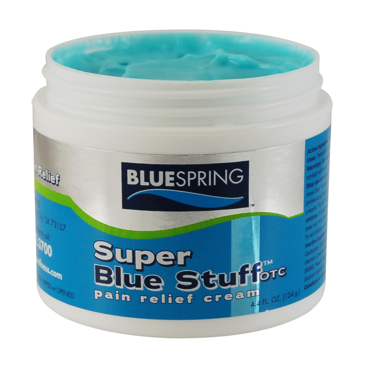 SBS-3037: Buy 3 Super Blue Stuff OTC 4-oz. Jars, Get 1 SBS 3-oz. Roll-on Free and Free Shipping!