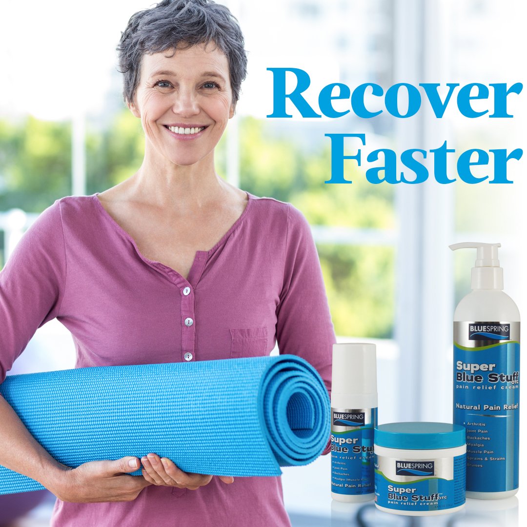 HLT-3105: Buy 1 Fascia Massage Gun Plus 1 Super Blue Stuff 12-oz. bottle, Get 1 Super Blue 12-oz. bottle FREE Plus FREE SHIPPING!