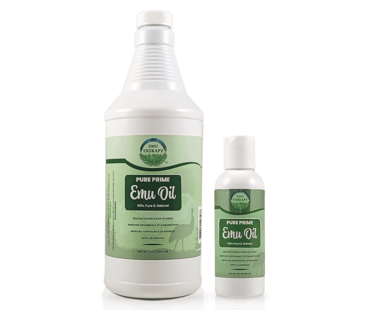 EMU-3246: Buy 1 Pure Prime Emu Oil 32-oz. bottle, Get a 4-oz. bottle Free and Free Shipping!