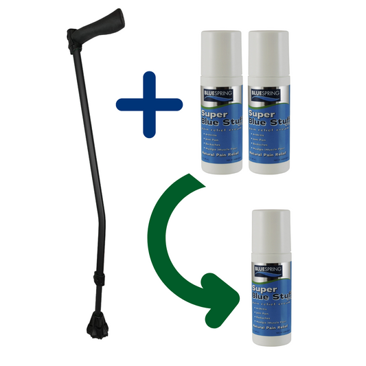 HLT-3194: Buy 1 Cyclone Cane Plus 2 Super Blue Stuff roll-ons, Get 1 More roll-on Free and Free Shipping!