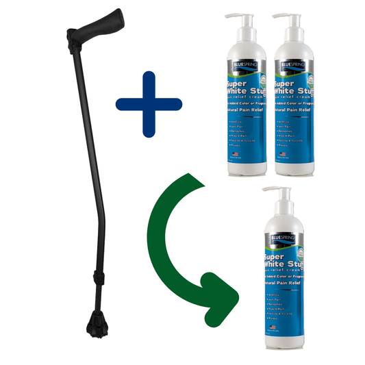 HLT-3199: Buy 1 Cyclone Cane Plus 2 Super White Stuff 12-oz. bottles, Get 1 More bottle Free and Free Shipping!