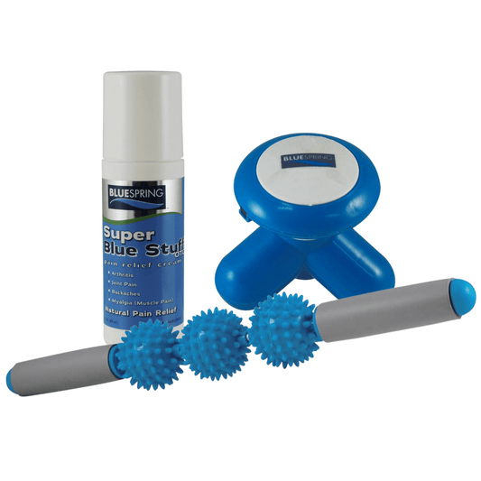 HLT-3213: Super Blue Stuff Travel Massage Bundle - 21% OFF!