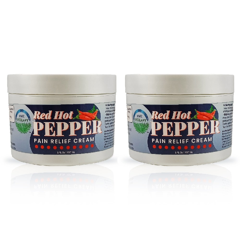 BST-3182: Buy 2 Red Hot Pepper Pain Relief Cream 8-oz. jars, Get 75% OFF!