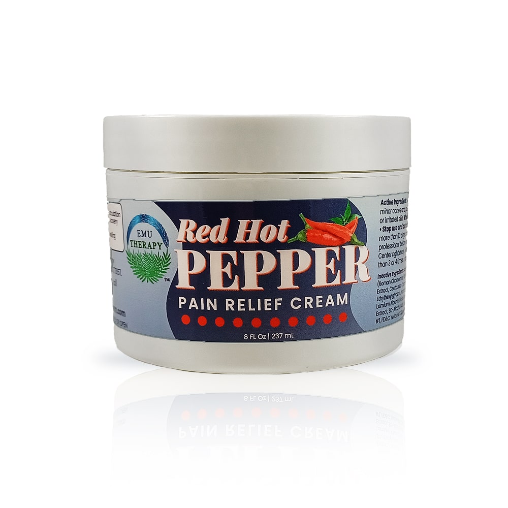 SSL-3181: Red Hot Pepper Pain Relief Cream 8-oz. jar Special Pricing - $9.95 Each!