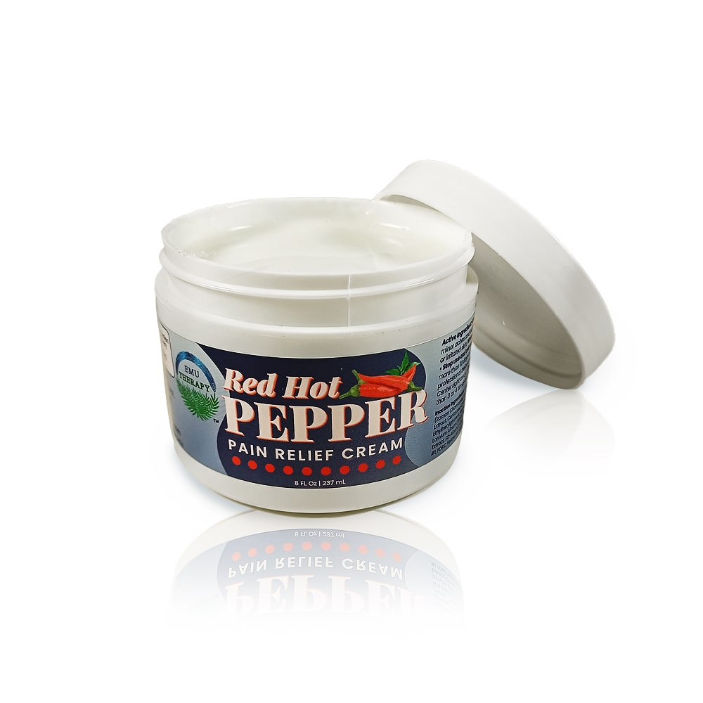 SSL-3181: Red Hot Pepper Pain Relief Cream 8-oz. jar Special Pricing - $9.95 Each!