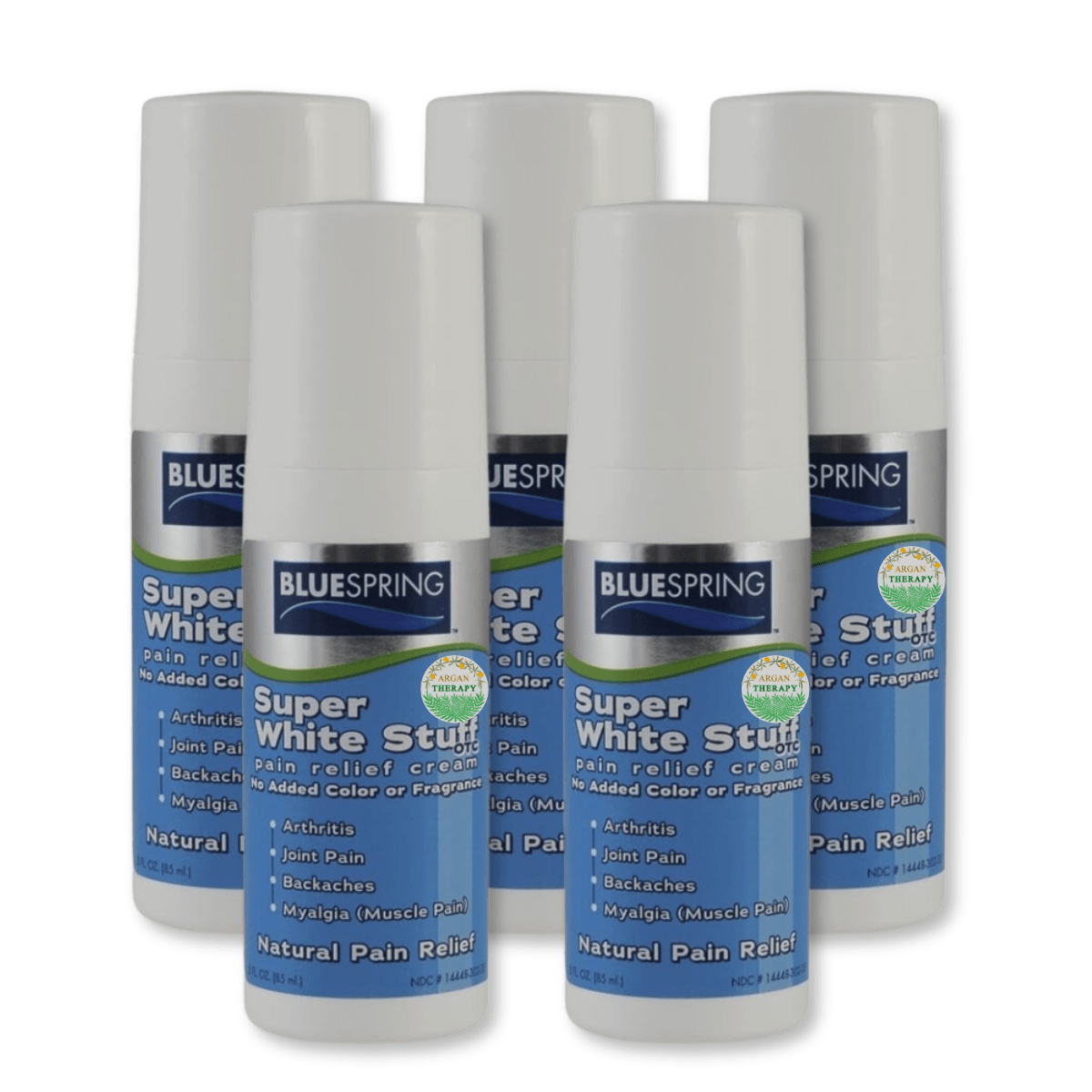 SWS-3058: Buy 4 Super White Stuff OTC 3-oz. roll-ons, Get 1 Free Plus Free Shipping!