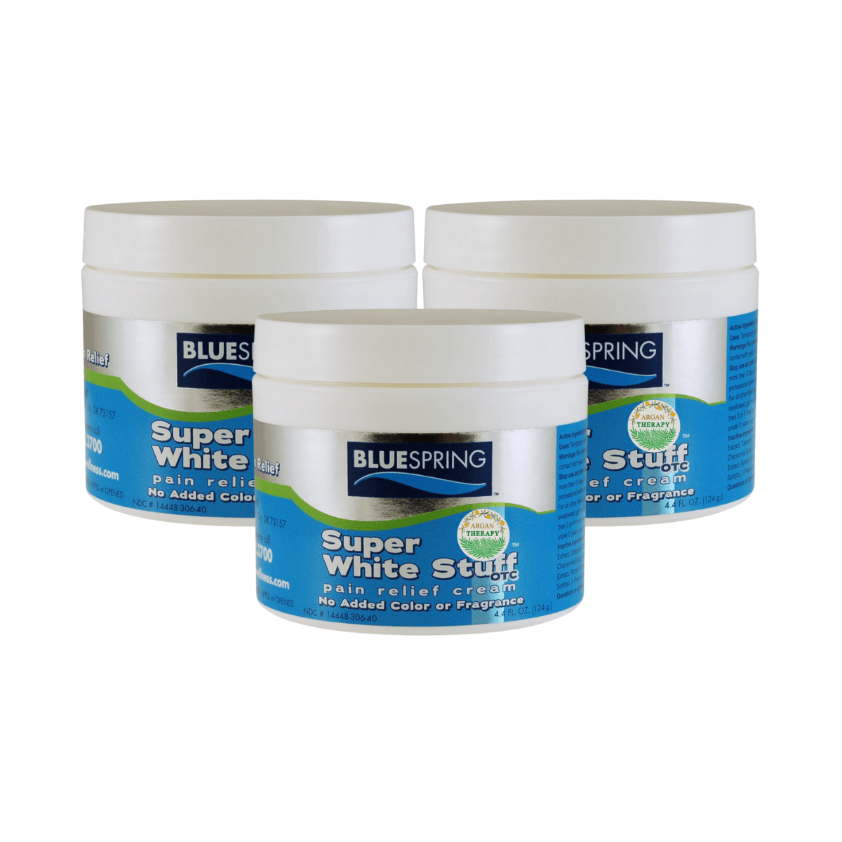 SWS-3190: Buy 3 Super White Stuff OTC 4-oz. jars for $59.95