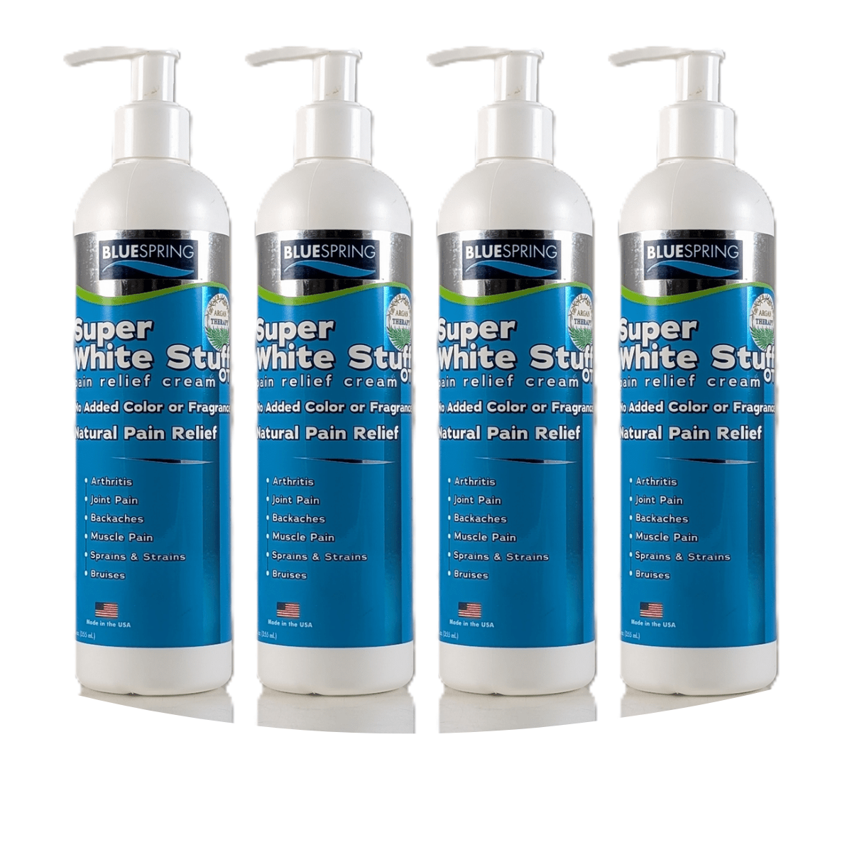 SWS-3060: Buy 3 Super White Stuff OTC 12 oz. bottles, Get 1 FREE Plus Free Shipping!