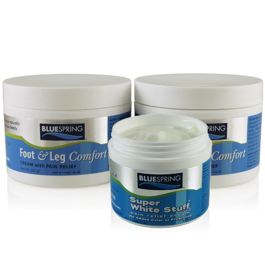 FAL-3121: Buy 2 Foot and Leg Comfort 8-oz. jars, Get 1 SWS 4-oz. jar at Half Price - SAVE 21%