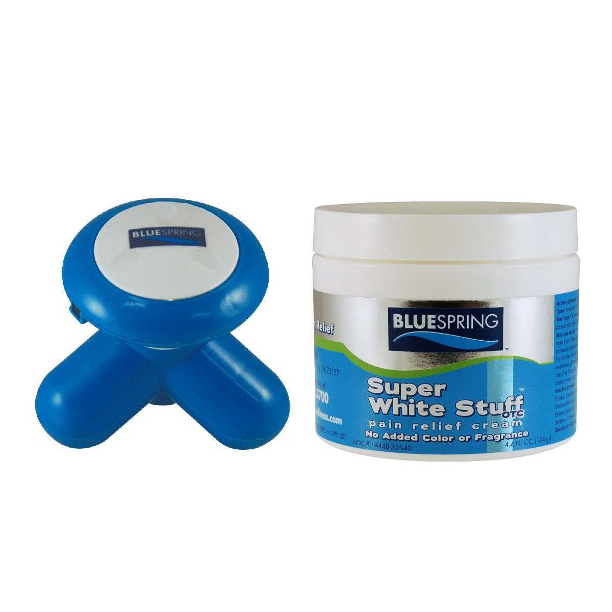 HLT-3110: Buy 1 Handheld Electric Massager Plus 1 Super White Stuff 4-oz. jar - 10% OFF!