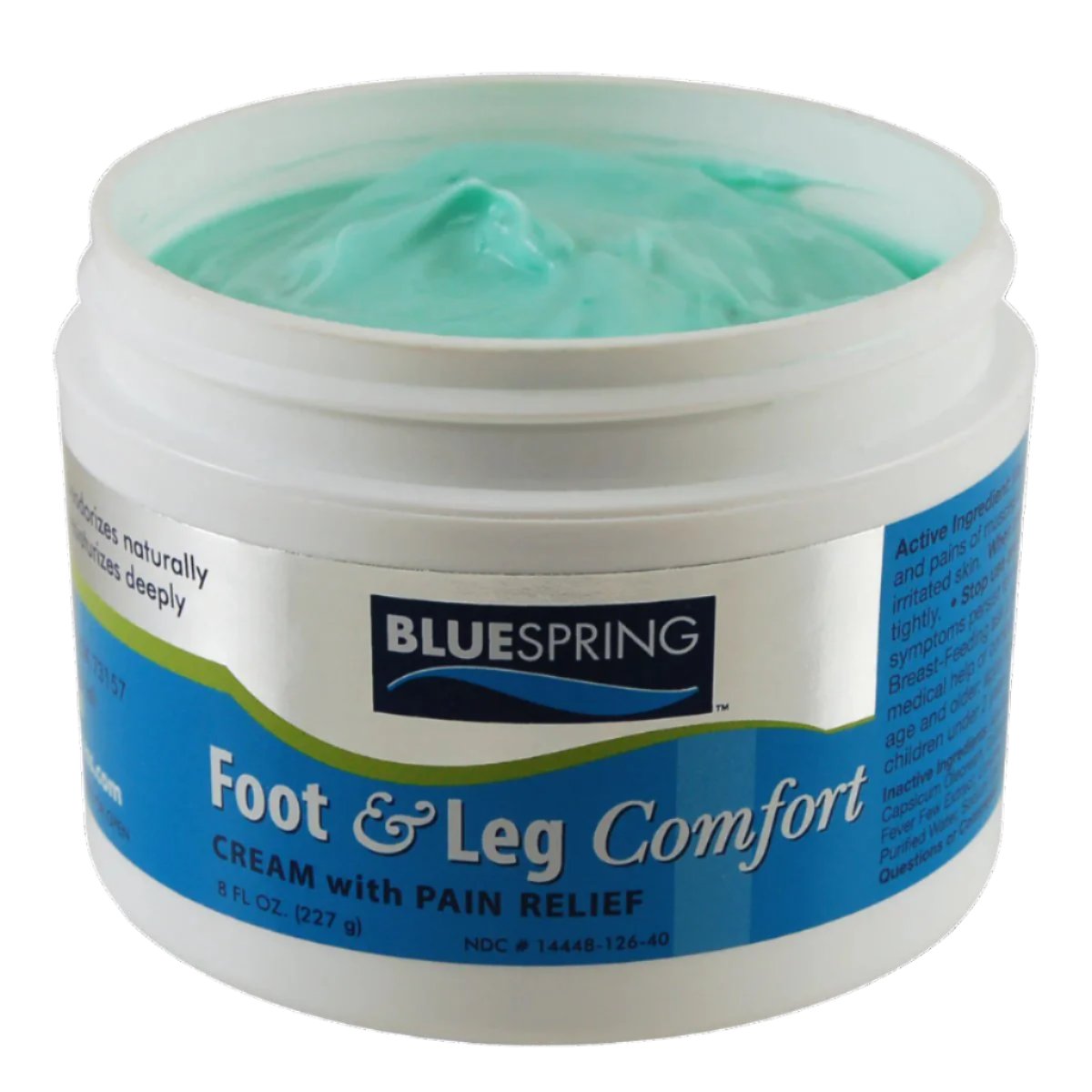 Foot & Leg Comfort Pain Relief Cream Safe for Diabetics, Foot & Leg Comfort Pain Relief Cream, blue spring, super blue stuff, pain relief cream, pain relief, cream, arthritis, emu oil, natural pain relief