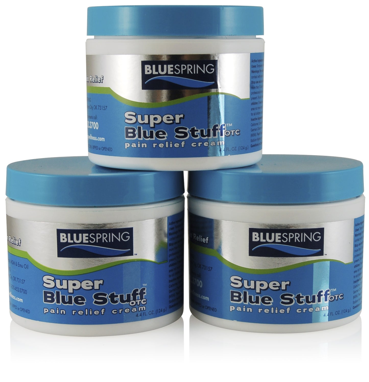 SBS-3095: Buy 2 Super Blue Stuff OTC 4-oz. jars, Get 1 at Half Price!